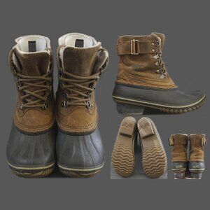 Sorel Winter Fancy Lace II Heeled Boots Women’s Size US 6 UK 4 EUR 37, Brown